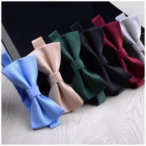 100% polyester woven bowtie